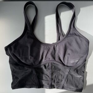 Alo Yoga Airbrush mesh corset tank